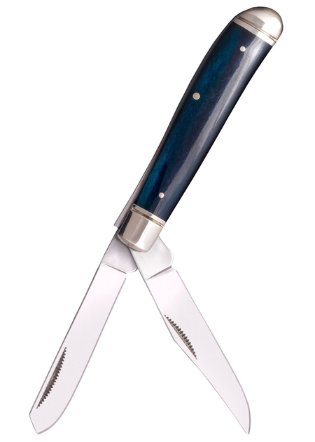 Нож складной Cold Steel Mini Trapper, Blue Bone (CST CS-FL-MTRPR-B) - изображение 1