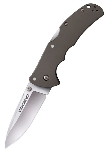 Нож складной Cold Steel Code 4 Spear Point, Metal Grey (CST CS-58PS) - изображение 1