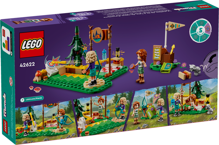 Zestaw klocków LEGO Friends Strzelnica na letnim obozie łuczniczym 157 elementów (42622) - obraz 6
