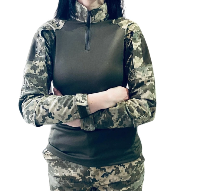 Женская боевая тактическая рубашка Убакс XXL пиксель - изображение 1