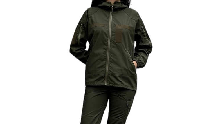 Тактична військова легка куртка XL хакі, олива - зображення 1