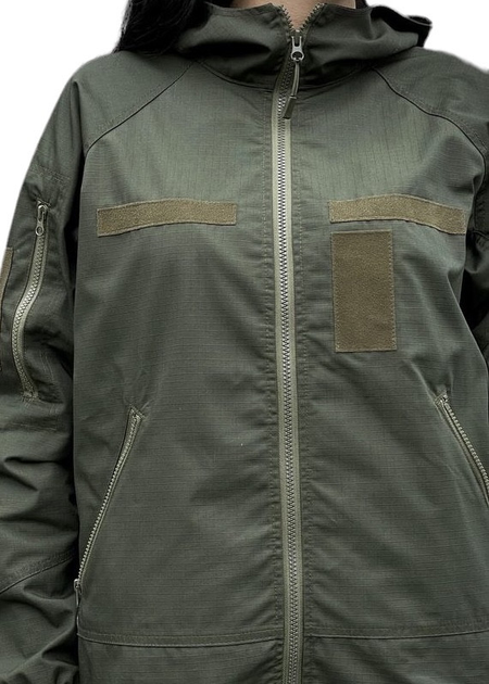 Тактическая военная легкая куртка 38 хаки, олива - изображение 2