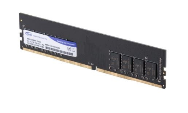 Оперативная память 8 ГБ, DDR4, для ПК, TEAM (2400 МГц, 1.2 В, CL16 ...