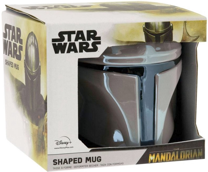 Filiżanka Paladone Shaped Mug Star Wars The Mandalorian 650 ml (5055964757403) - obraz 1