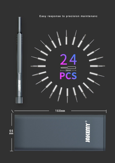 Набір викруток Jakemy Pro Tech Driver Kit JM-8168 (6949639105592) - зображення 11