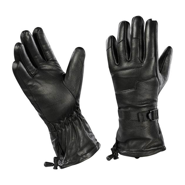 Перчатки кожаные зимние XL M-Tac Black - изображение 1