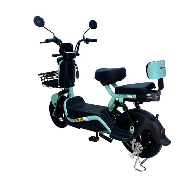Електроскутер E-Titan Navigator 14" Turquoise-Black - зображення 3