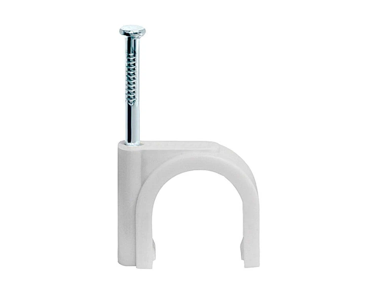 Кабельная скоба 5мм ENERGIO круглая 100шт Белая – фото, отзывы ...