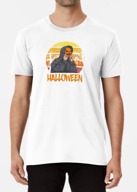Мужская футболка Stedman с принтом Halloween Хэллоуин Белый XXL - Фото 1 Мужская футболка Stedman с принтом Halloween Хэллоуин Белый XXL - изображение 1
