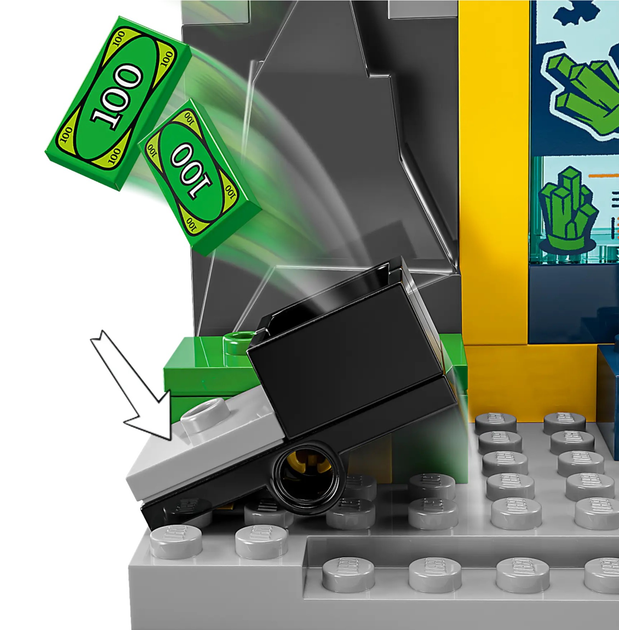 Конструктор LEGO DC Печера Бетмена з Бетменом Бетгерл та Джокером 184 деталей (76272) - зображення 5