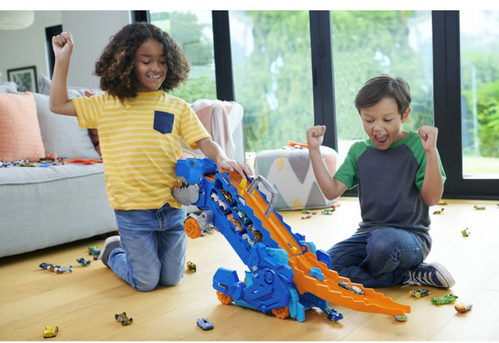 Mega Transporter Hot Wheels City T-Rex (0194735140022) - obraz 13