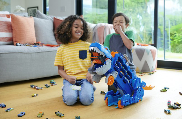 Мега-транспортер Hot Wheels City T-Rex (0194735140022