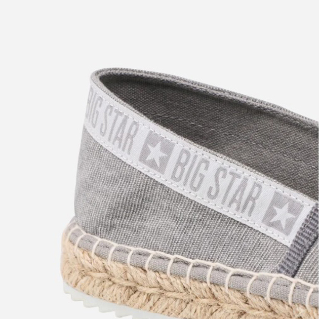 Жіночі еспадрильї Big Star JJ274876 38 Сірі (5900714495503) - зображення 6