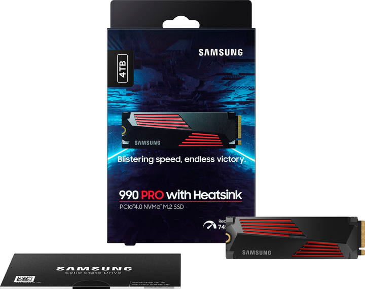 内蔵型SSD Samsung SSD 990 PRO with Heatsink 4TB SSD накопитель 4 TB Samsung 990 PRO with Heatsink (MZ