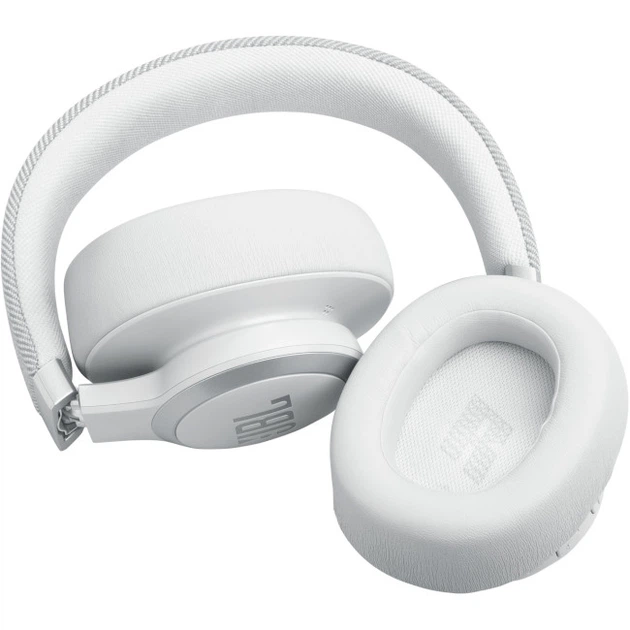 Наушники с микрофоном JBL Live 770NC комбинированные 1.2м Bluetooth / 3.5mm jack Белый (JBLLIVE770NCWHT) - изображение 7