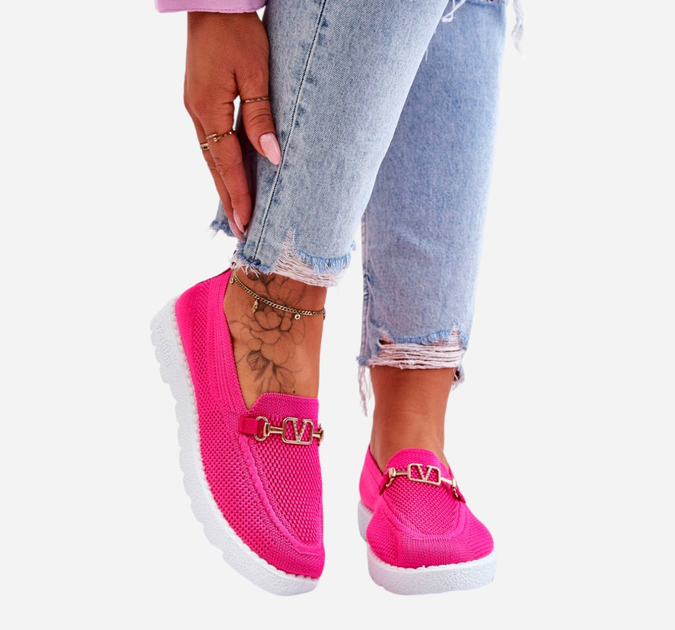 Buty wsuwane damskie Alena 36 Fuksja (5905677410563) - obraz 3
