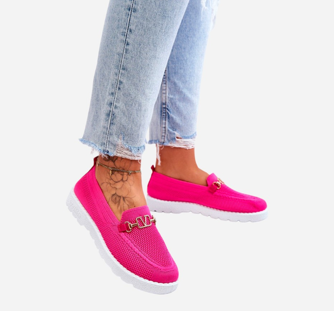 Buty wsuwane damskie Alena 36 Fuksja (5905677410563) - obraz 4