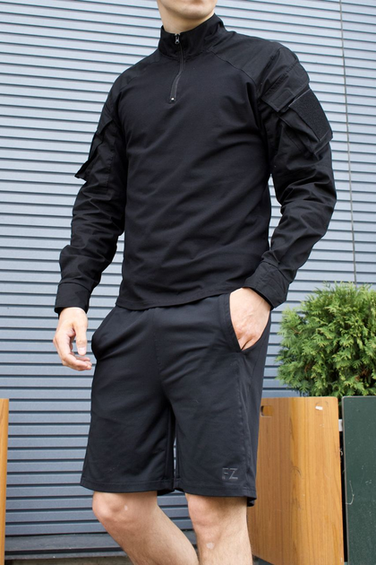 Мужская рубашка тактическая uwest, черная, Размер XXL - изображение 1