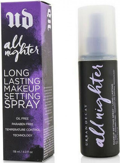 Spray-utrwalacz do makijażu Urban Decay All Nighter Long Lasting Makeup Setting Spray 118 ml (3605971305887) - obraz 1