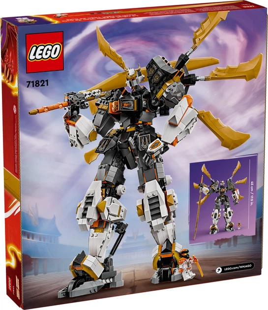 Конструктор LEGO Ninjago Титановый механический дракон Коула 1055