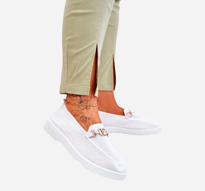 Жіночі сліпони Alena 37 Білі (3076926928930) - зображення 4