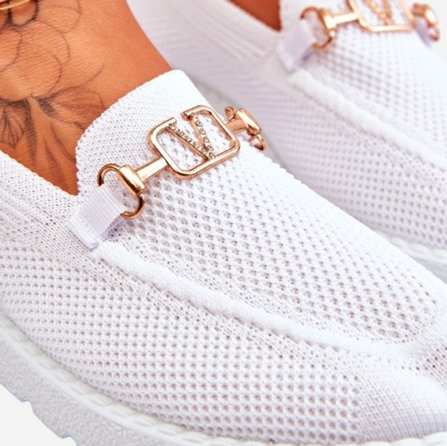 Жіночі сліпони Alena 37 Білі (3076926928930) - зображення 14