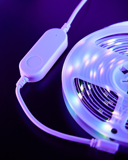 Розумна світлодіодна стрічка RZTK Smart LED 3 USB RGB - зображення 18