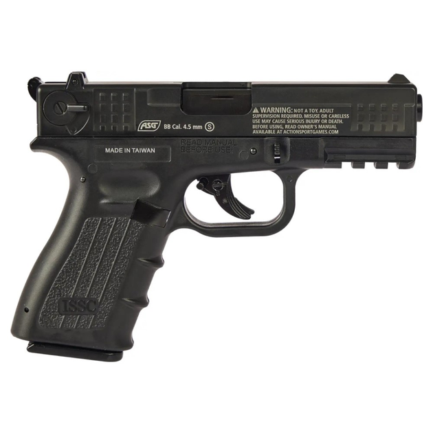 Пистолет пневматический ASG ISSC M22 Blowback (4,5mm), черный - изображение 2