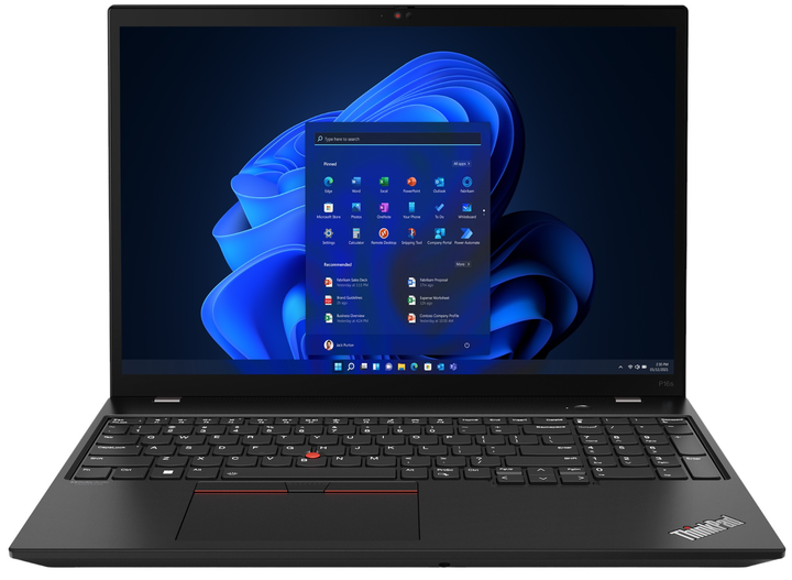 Laptop Lenovo ThinkPad P16s Gen 2 (21HK000SMH) Villi Black - obraz 1