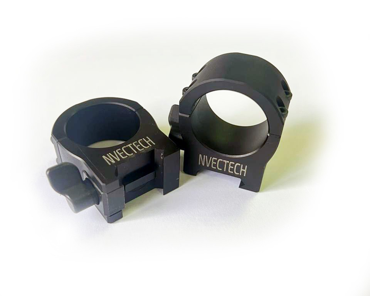Кольца быстросъемные NVECTECH 30mm средние - изображение 1