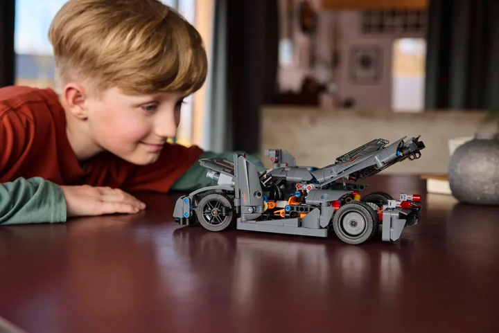 Конструктор LEGO Technic Сірий гіперкар Koenigsegg Jesko Absolut 801 деталь (42173) - зображення 5