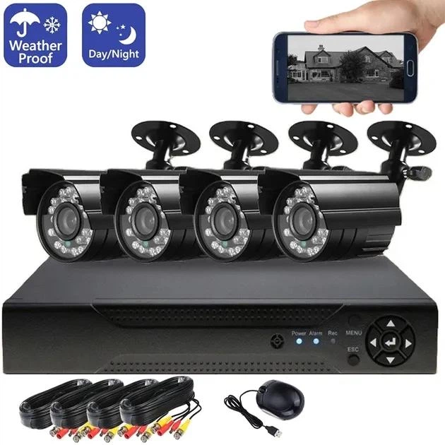 Комплект відеоспостереження з переглядом через 3G мережу DVR 5504