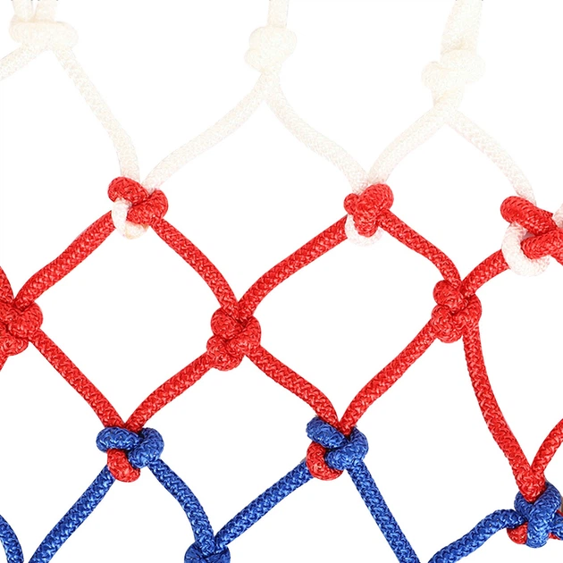 Сетка баскетбольная в чехле Zelart Basketball 8996-2 2 сетки в комплекте White-Red-Blue - Фото 3 Сетка баскетбольная в чехле Zelart Basketball 8996-2 2 сетки в комплекте White-Red-Blue - изображение 3