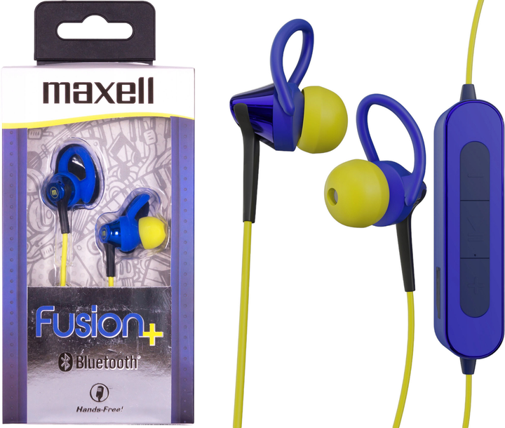 Słuchawki bezprzewodowe Maxell EB-BTFUS9 Fusion+ Blue (MXSEBTFA) - obraz 1