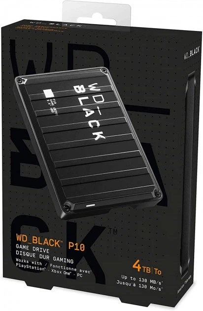 Зовнішній жорсткий диск 4TB WD Black P10 Game Drive (WDBA3A0040BBK) - Фото 5 Зовнішній жорсткий диск 4TB WD Black P10 Game Drive (WDBA3A0040BBK) - зображення 5