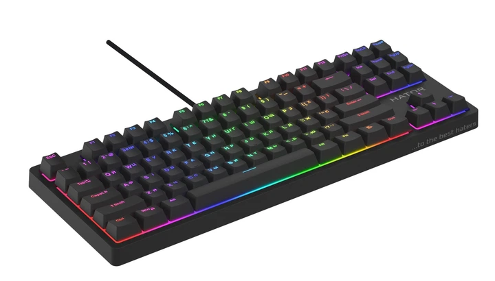Клавиатура Hator Rockfall 2 Optica TKL Black USB Black (HTK-730) - изображение 3