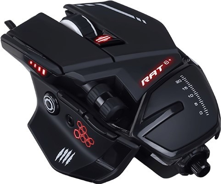 Мышь Mad Catz R.A.T. 6+ USB Black (MR04DCINBL000-0) – фото, отзывы ...