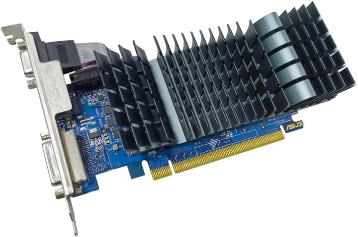 Видеокарта ASUS GeForce GT 710 2GB DDR3 EVO silent (GT710-SL-2GD3-BRK-EVO) - Фото 3 Видеокарта ASUS GeForce GT 710 2GB DDR3 EVO silent (GT710-SL-2GD3-BRK-EVO) - изображение 3