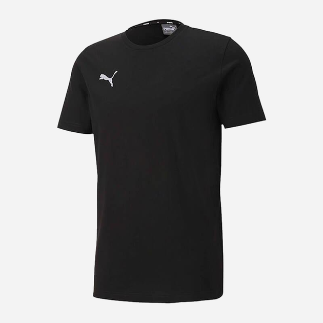 T-shirt chłopięcy sportowy Puma teamGOAL 23 65670903 140 cm Czarny (4062451187262) - obraz 1