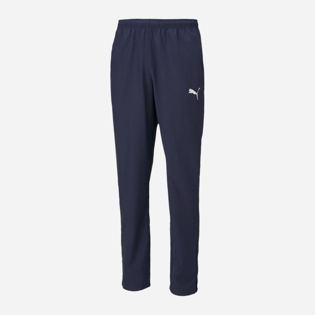 Дитячі спортивні штани для хлопчика Puma teamRISE Sideline Pants 65732906 128 см Сині (4063697198616) - зображення 1