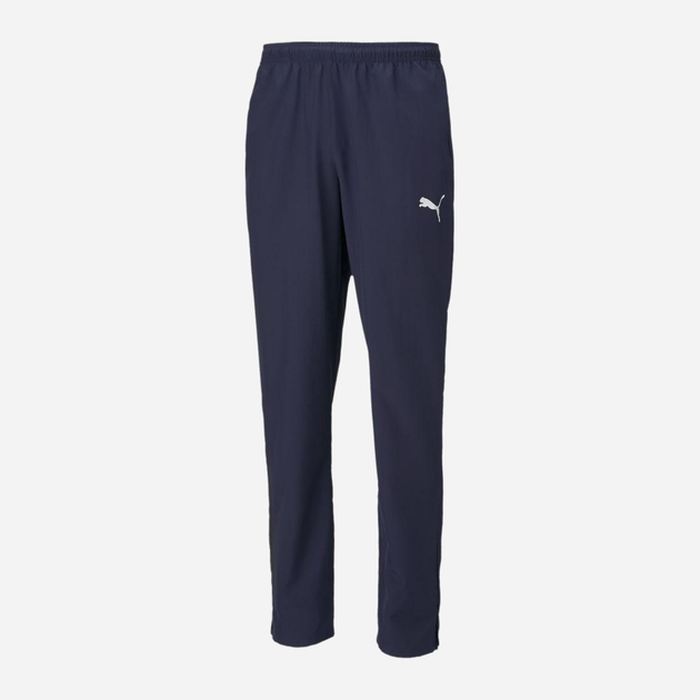 Підліткові спортивні штани для хлопчика Puma teamRISE Sideline Pants 65732906 140 см Сині (4063697198623) - зображення 1
