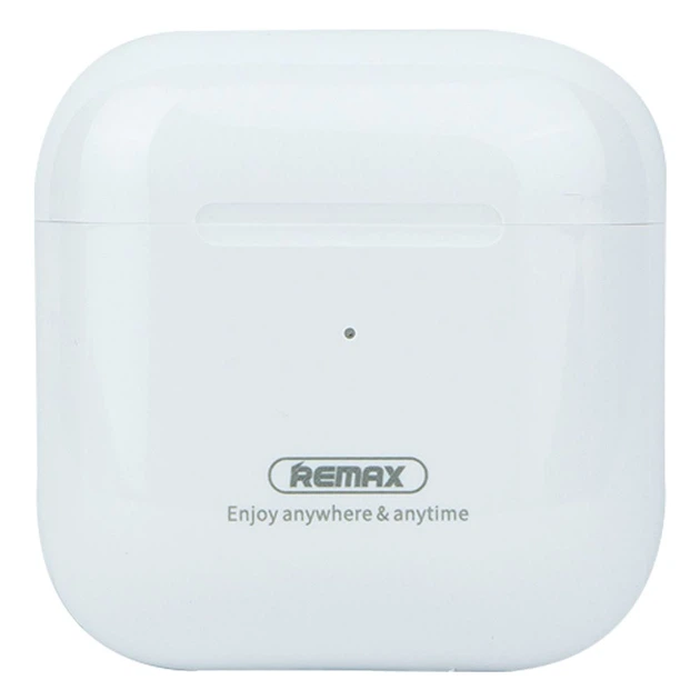 Bluetooth стерео гарнітура Remax TWS-10i з кейсом та мікрофоном біла - Фото 4 Bluetooth стерео гарнітура Remax TWS-10i з кейсом та мікрофоном біла - зображення 4