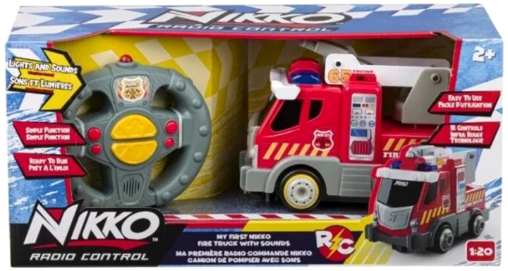 Пожежна машина на радіокеруванні Nikko My First Nikko RC Fire Truck (4894716102327) - зображення 1