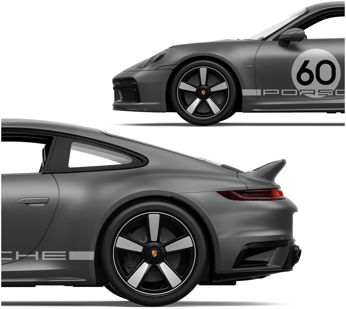 Машинка на радіокеруванні Rastar Porsche 911 Sport Classic Сіра (6930751323070) - зображення 3