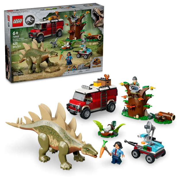 Конструктор Lego Jurassic World Диноміси: відкриття стегозавра 420 деталей (76965) - зображення 2