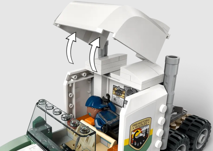 Конструктор LEGO Jurassic World Dinomise: транспортна вантажівка алозавра 588 деталей (76966) - зображення 7