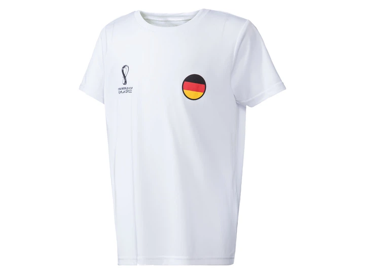 Футбольная форма (футболка и шорты) для мальчика Lidl Fifa Germany 421083 122-128 см (6-8 years) черный, белый - изображение 2