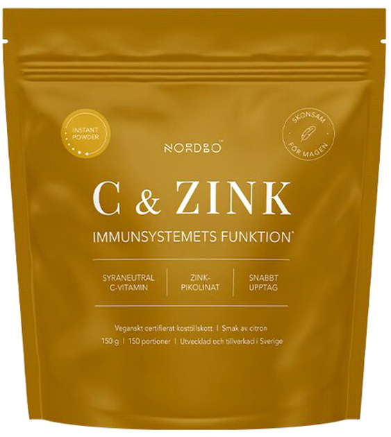 Витаминно-минеральный комплекс Nordbo C-Vitamin & Zink Instant Powder ...