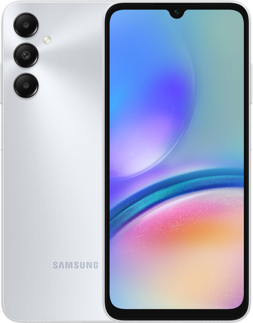 Smartfon Samsung Galaxy A05s 4/128GB DS Silver (SM-A057GZSVEUE) - obraz 1