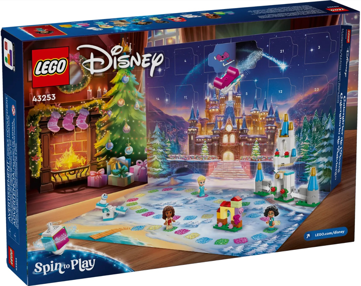 Kalendarz adwentowy LEGO Disney Kalendarz adwentowy 253 elementy (43253) - obraz 3